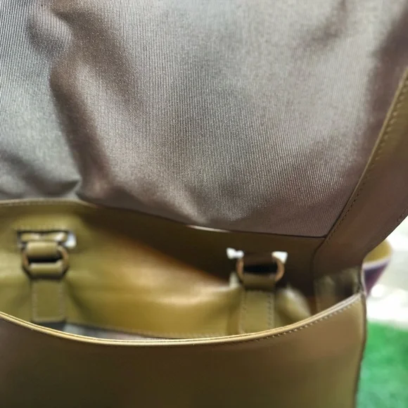 Z-Spoke Zac Posen Green & Burgundy with Snake Skin Pattern Shoulder Bag - Picture 2 of 11